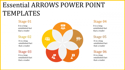 Attractive Arrows PowerPoint Templates Slide Design