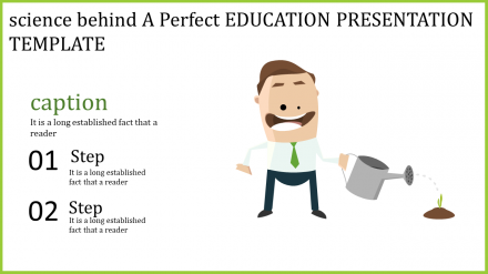 Free - Effective Education Presentation Template-Two Node
