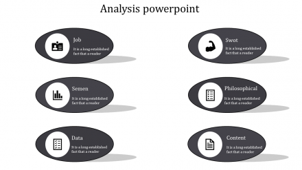 Get Analysis PowerPoint Template Slide Designs-Grey Color