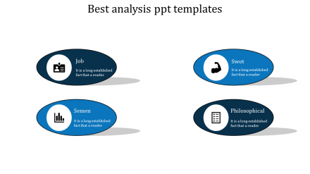 Effective Ways To Analysis PowerPoint Blue Color Model