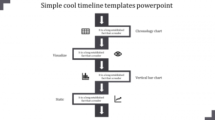 Effective Simple Cool Timeline Templates PowerPoint