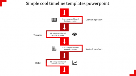 Amazing Simple Cool Timeline Templates PowerPoint-4 Node