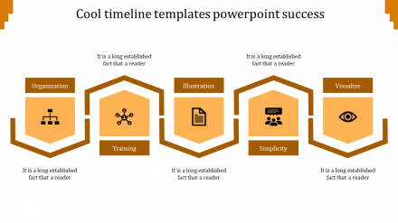 Simple And Stunning Cool Timeline Templates PowerPoint