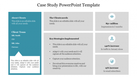 Editable Case Study PowerPoint Template