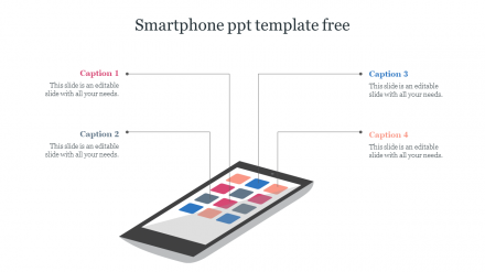 Free - Our Predesigned Smartphone PPT Template Free Download