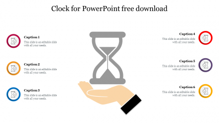Free - Innovative Clock For PowerPoint Free Download Slide Template