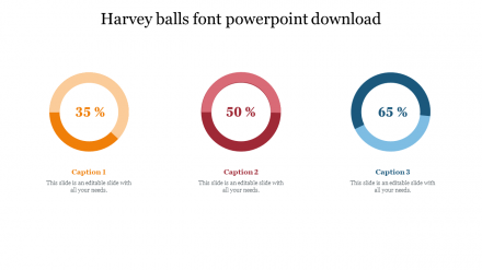 Best Harvey Balls Font PowerPoint Download Slide PPT