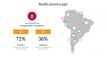 Get Stunning South America PPT Presentation Slides
