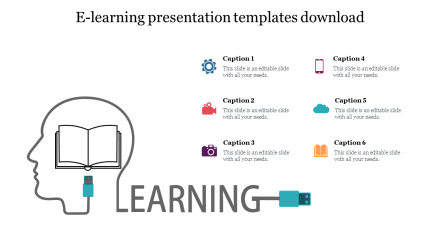 Nice E-learning Presentation Templates Download  