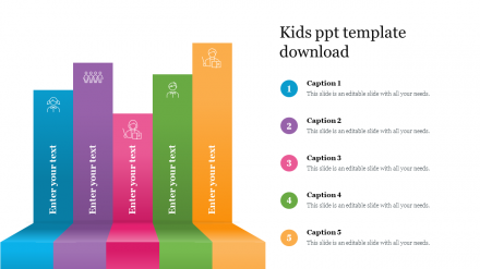 Get Attractive Kids PPT Template Download Presentation