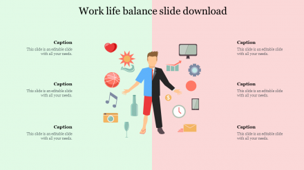 Work Life Balance Slide Download For Presentations