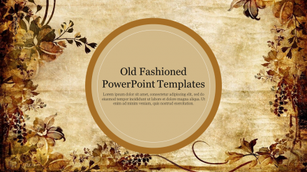 Free - Old Fashioned PowerPoint Templates Free For Download
