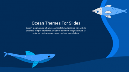 Amazing Ocean Themes For Google Slides In Blue Color