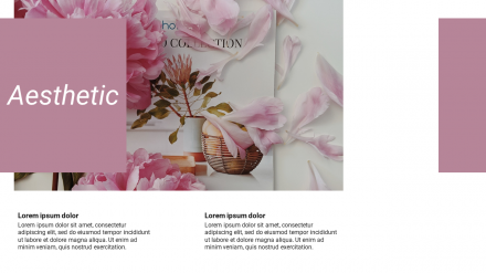 Aesthetic Google Slides Presentation With Pretty Flowers