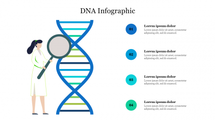 Effective DNA Infographic PowerPoint Slide Presentation