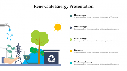 Editable Renewable Energy Presentation Template Slide 