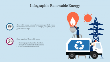 Infographic Renewable Energy PPT Presentation Slide