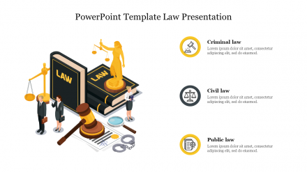 Free - Effective PowerPoint Template Law Presentation Slide 