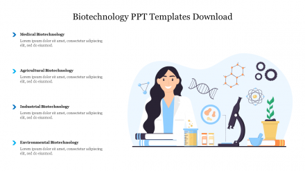 Free - Effective Biotechnology PPT Templates Download Slide 