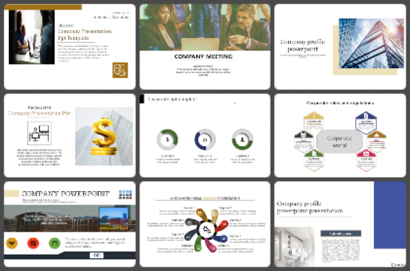 Company Profile Powerpoint Templates