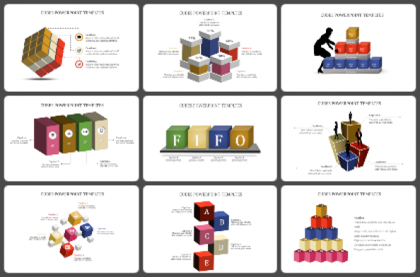 Cubes Powerpoint Templates