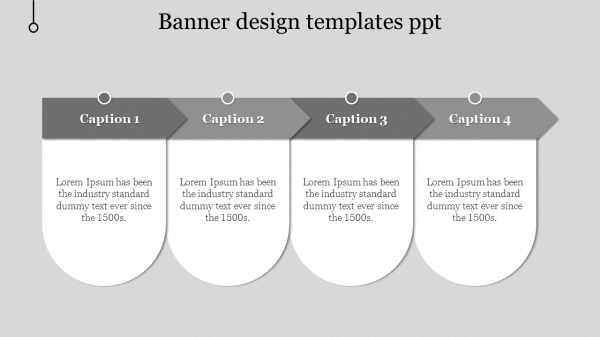 banner design templates ppt-Gray