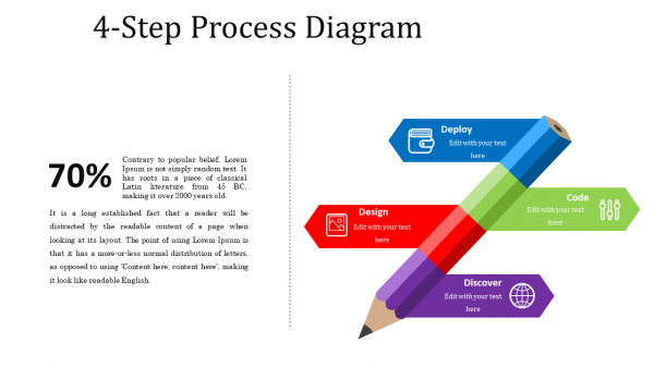 process powerpoint template-4 step-Process-style1
