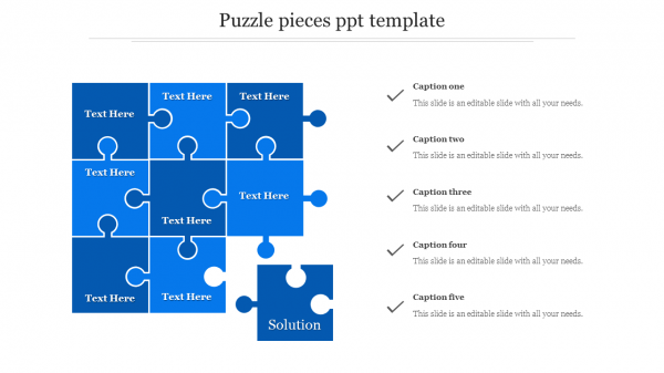 Editable%20Puzzle%20Pieces%20PPT%20Template%20For%20Presentation