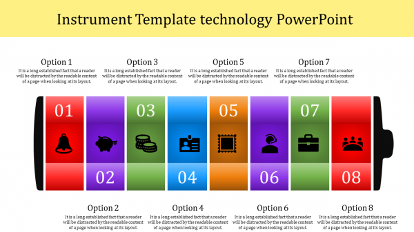 template technology powerpoint-Instrument Template technology powerpoint