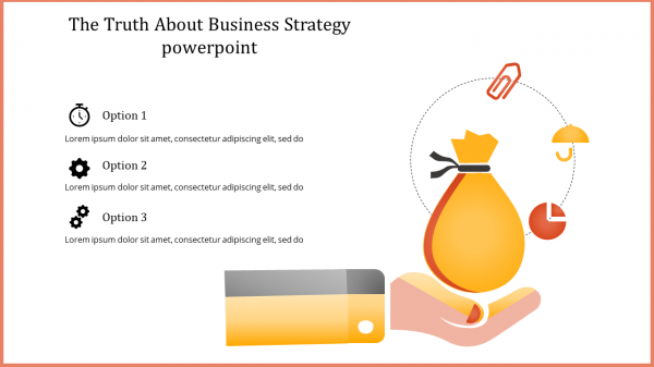 Astounding%20Business%20Strategy%20PowerPoint%20with%20Three%20Nodes