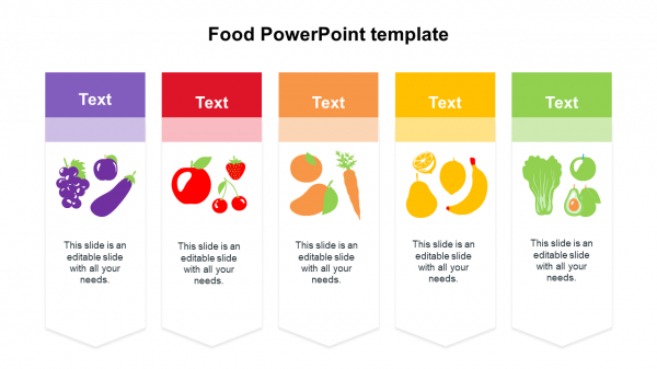 Food PowerPoint Template Diagrams Presentation