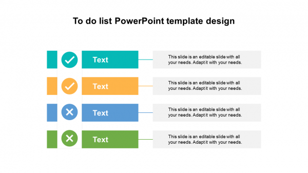To do list PowerPoint template design
