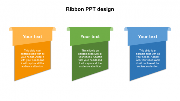 Ribbon PPT design