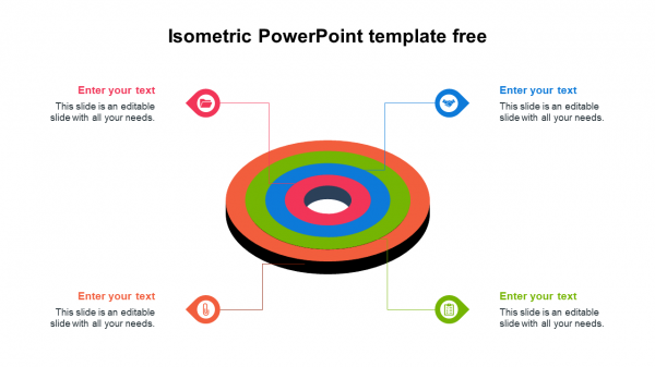 Isometric PowerPoint template free
