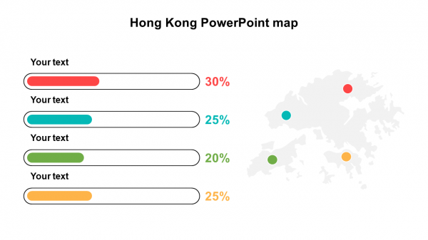 Hong Kong PowerPoint map 