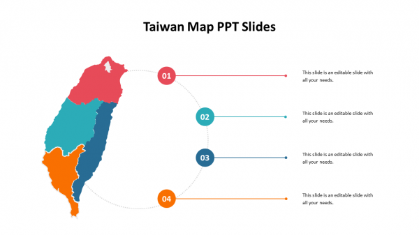 Attractive%20Taiwan%20Map%20PPT%20Slides%20Template%20In%20Circle%20Model