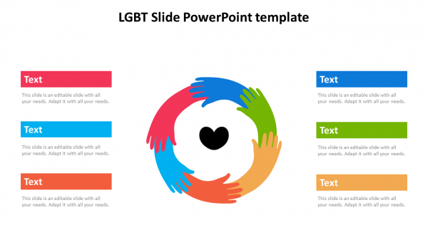 LGBT Slide PowerPoint template