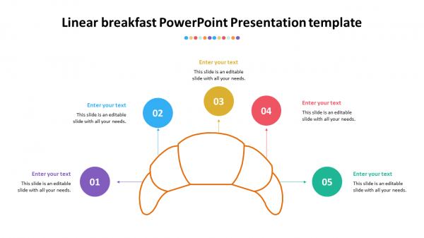 Linear breakfast PowerPoint Presentation template