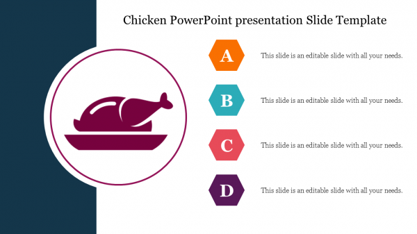 Chicken PowerPoint presentation Slide Template