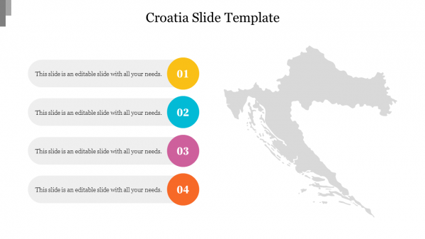 Effective Croatia Slide Template PowerPoint Presentation