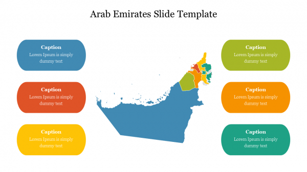 Creative Arab Emirates Slide Template Presentation