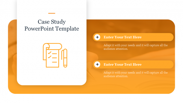 Case Study PowerPoint Template-2-Orange