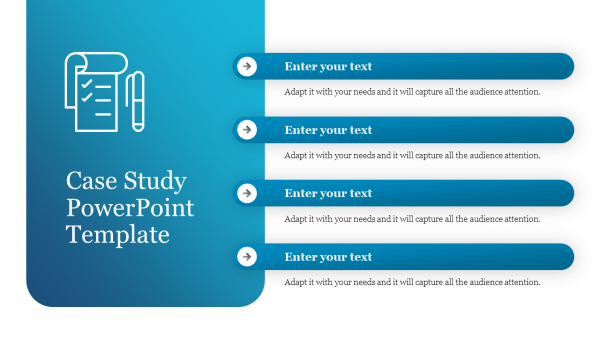 Case Study PowerPoint Template-4-Blue