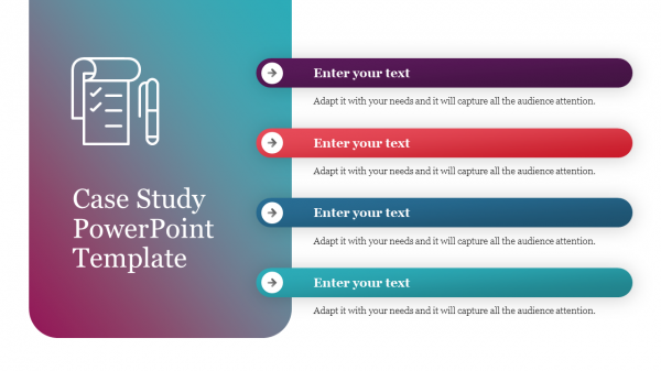 Case Study PowerPoint Template-4-Multicolor