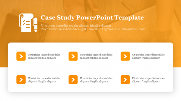 Case Study PowerPoint Template-6-Orange