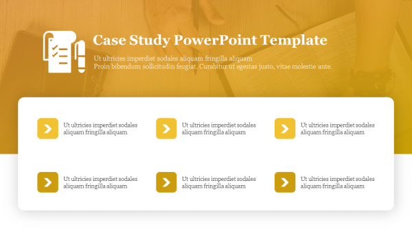 Case Study PowerPoint Template-6-Yellow