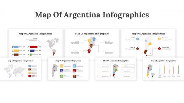 Map Of Argentina Infographics