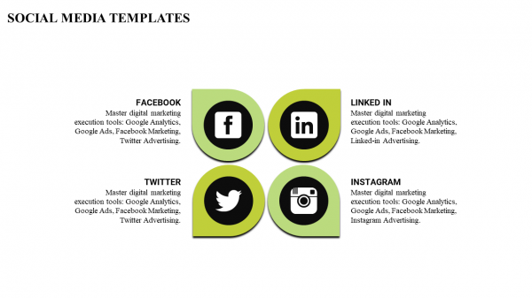 social media powerpoint template-social media-templates-4-green