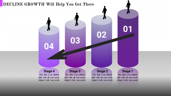 investor pitch template-growth-decline-4-purple