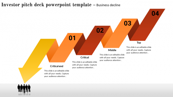 investor pitch deck powerpoint template-business-decline-4-orange